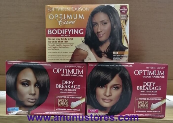 Softsheen Carson Optimum Defy Breakage No Lye Hair Relaxer Kits